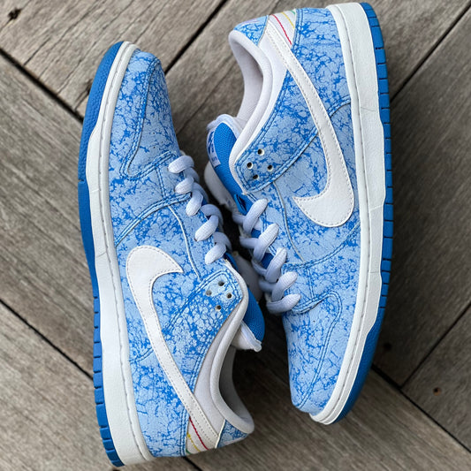 Nike SB Dunk Low Blue Marble Size 10