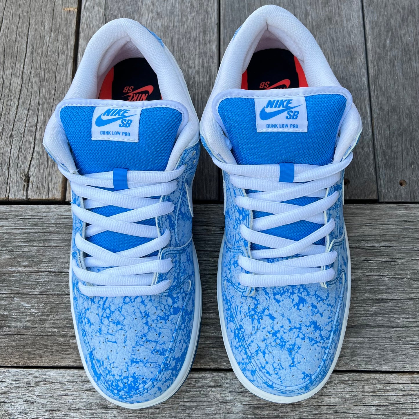 Nike SB Dunk Low Blue Marble Size 11