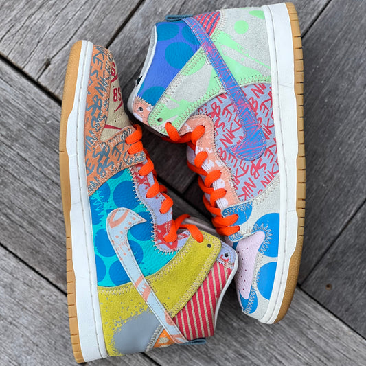 Nike SB Dunk High What the Thomas Campbell Size 9.5