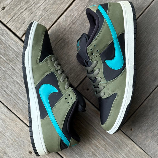Nike SB Dunk Low Medium Olive Turbo Size 10