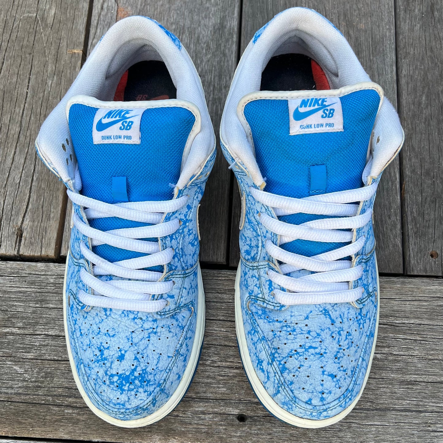 Nike SB Dunk Low Blue Marble Size 11