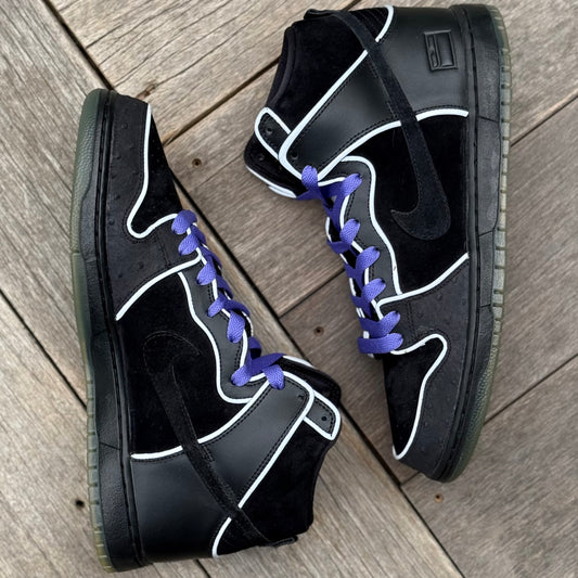 Nike SB Dunk High Black/Purple Box Size 11