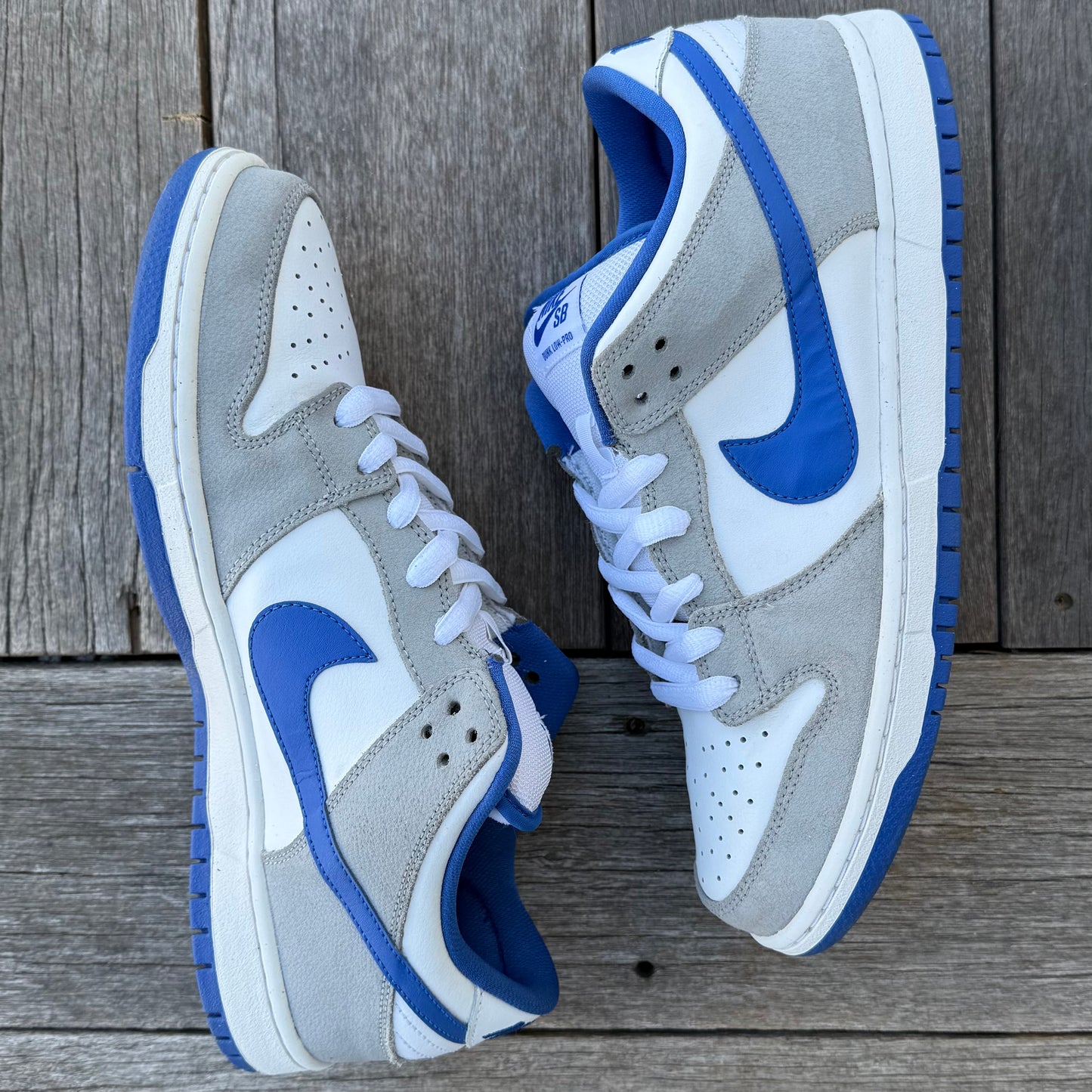 Nike SB Dunk Low Matte Silver Grey Goose Size 10.5