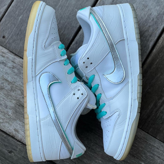 Nike SB Dunk Low White Diamond Size 10