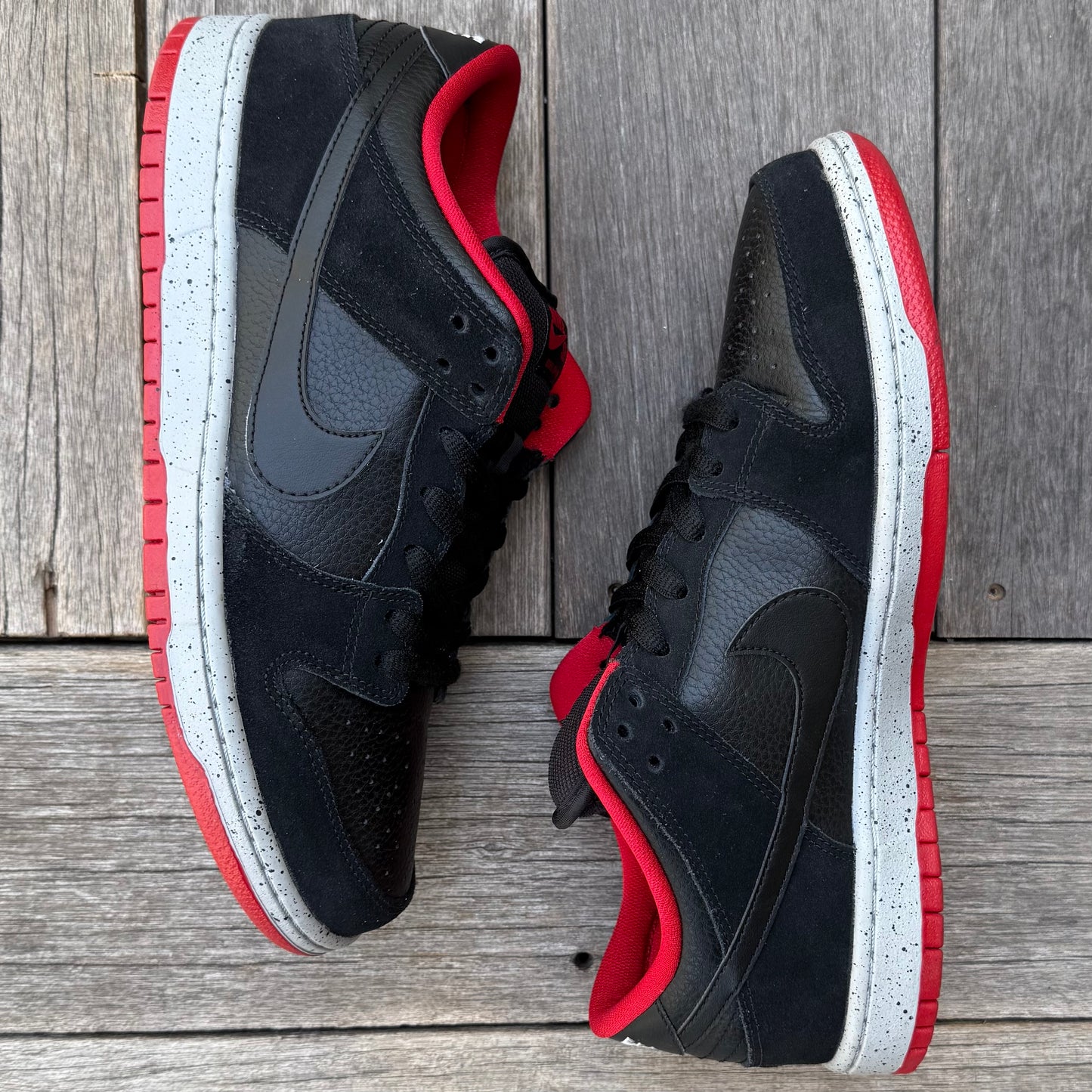 Nike SB Dunk Low Black Cement Size 10.5