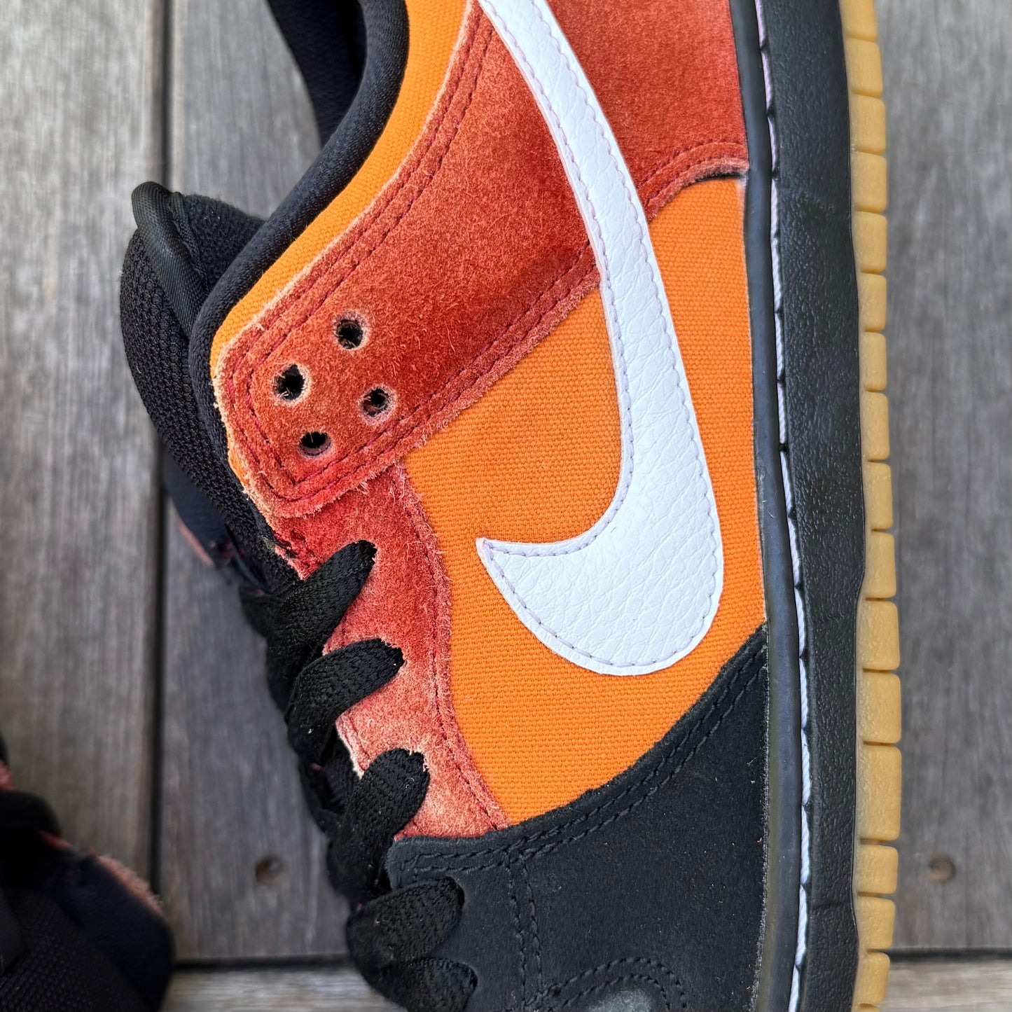 Nike SB Dunk Low Reverse RayGun Cinnabar Size 8.5