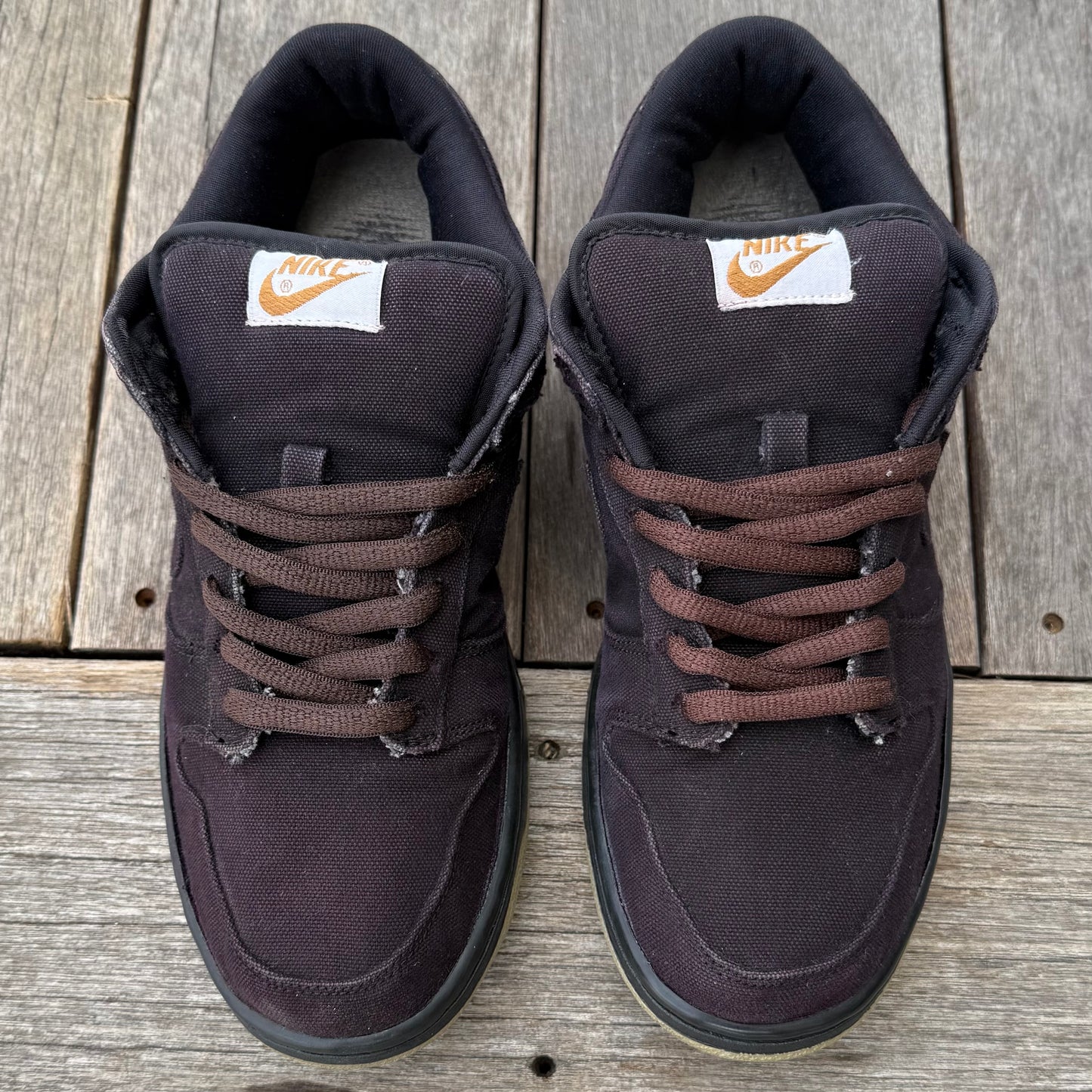 Nike SB Dunk Low Black Carhartt Size 9.5