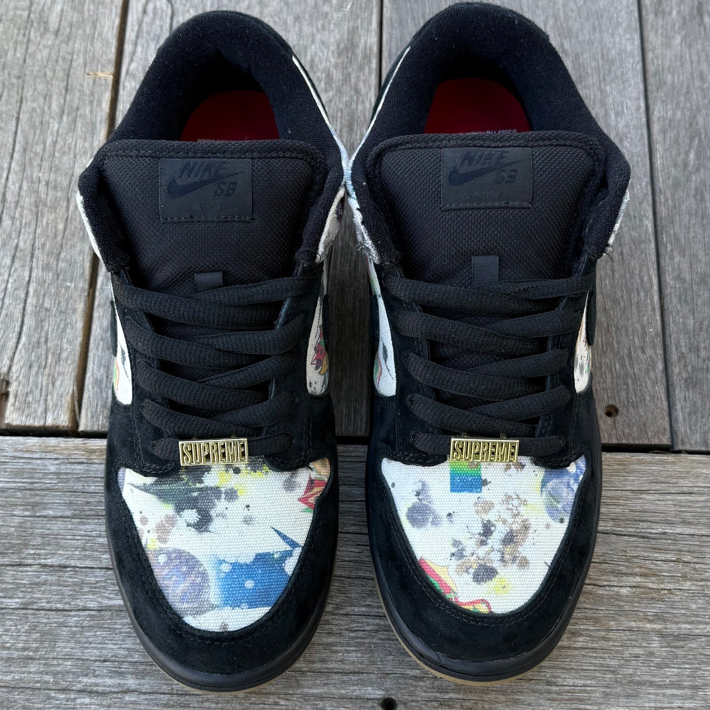 Nike SB Dunk Low Supreme Rammellzee Size 9.5