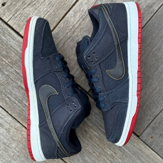 Nike SB Dunk Low Blue Levi’s Size 8