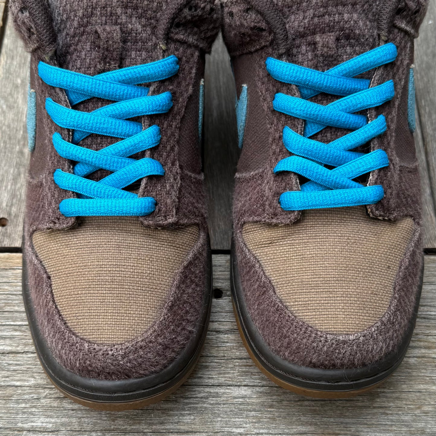 Nike Dunk Low 6.0 Baroque Brown Mineral Blue Hemp Size 10