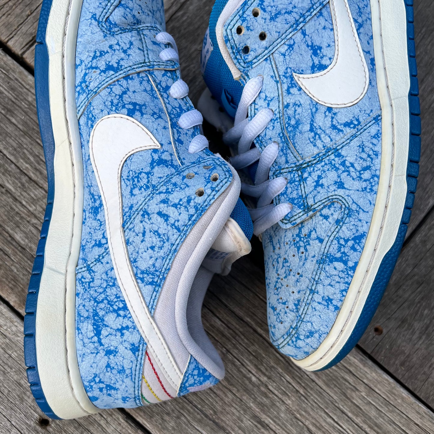 Nike SB Dunk Low Blue Marble Size 11