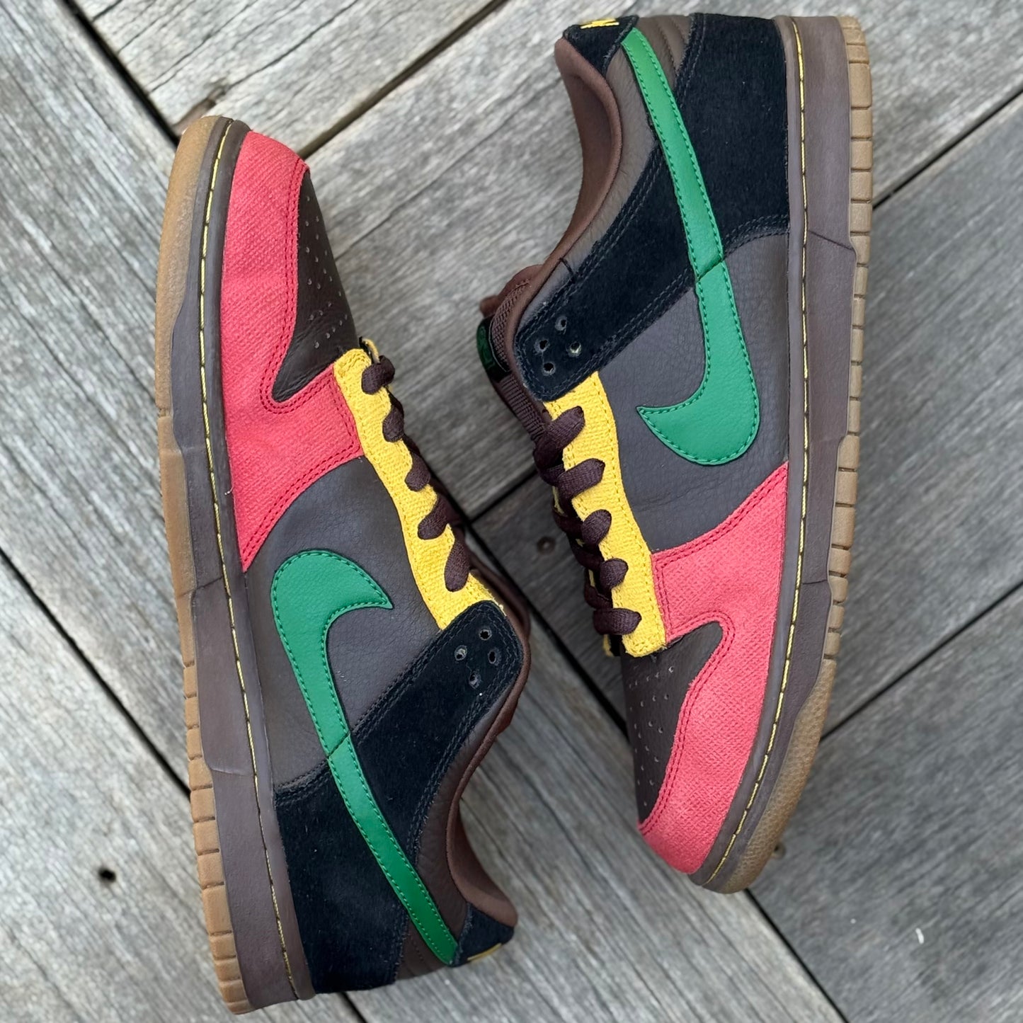 Nike Dunk Low 6.0 Rasta Size 10.5