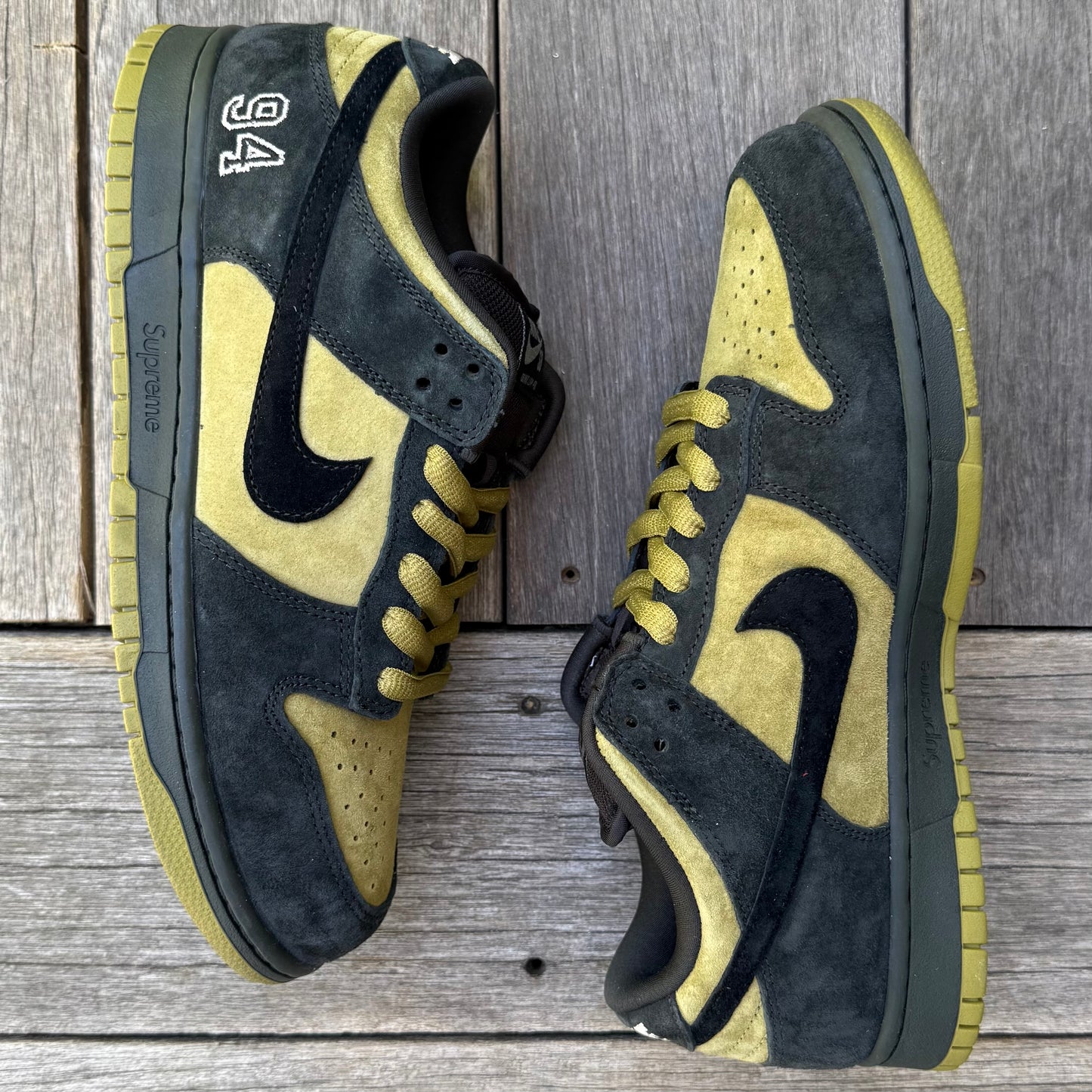 Nike SB Dunk Low Supreme ‘94 Camper Green Hulk Size 9.5