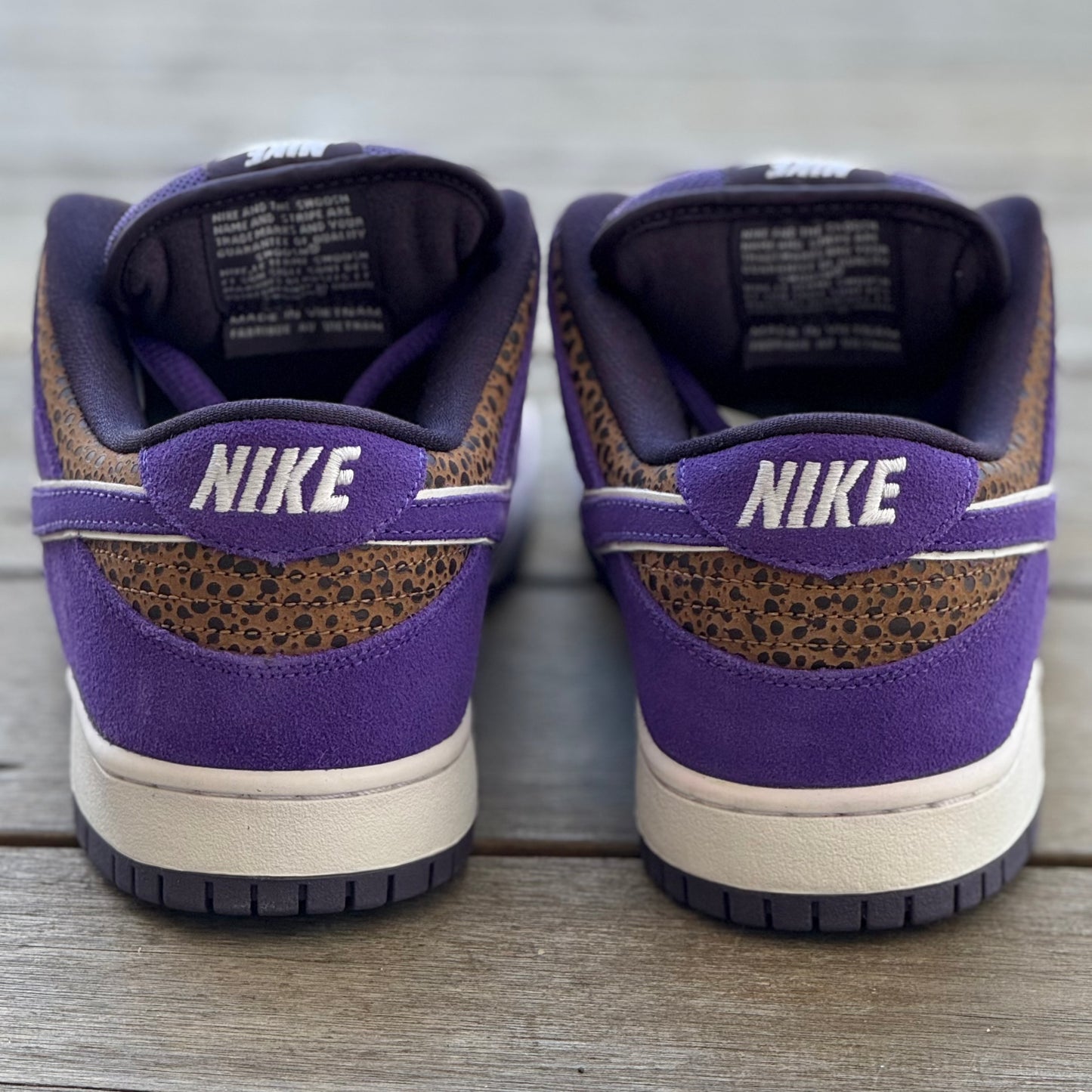 Nike SB Dunk Low Kenny Powers Purple Safari Size 9.5