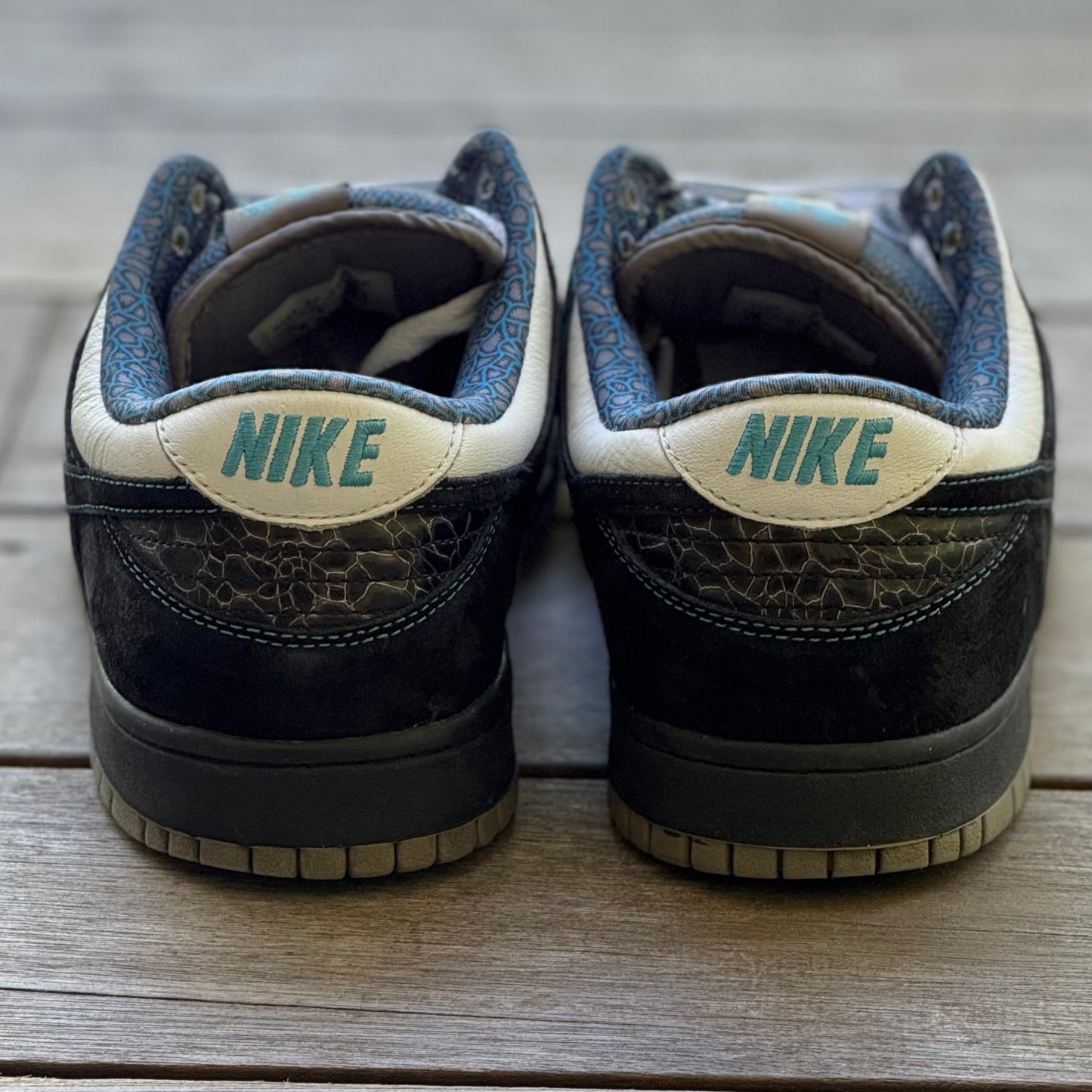 Nike Dunk Low 6.0 Cyan Light Charcoal Size 10
