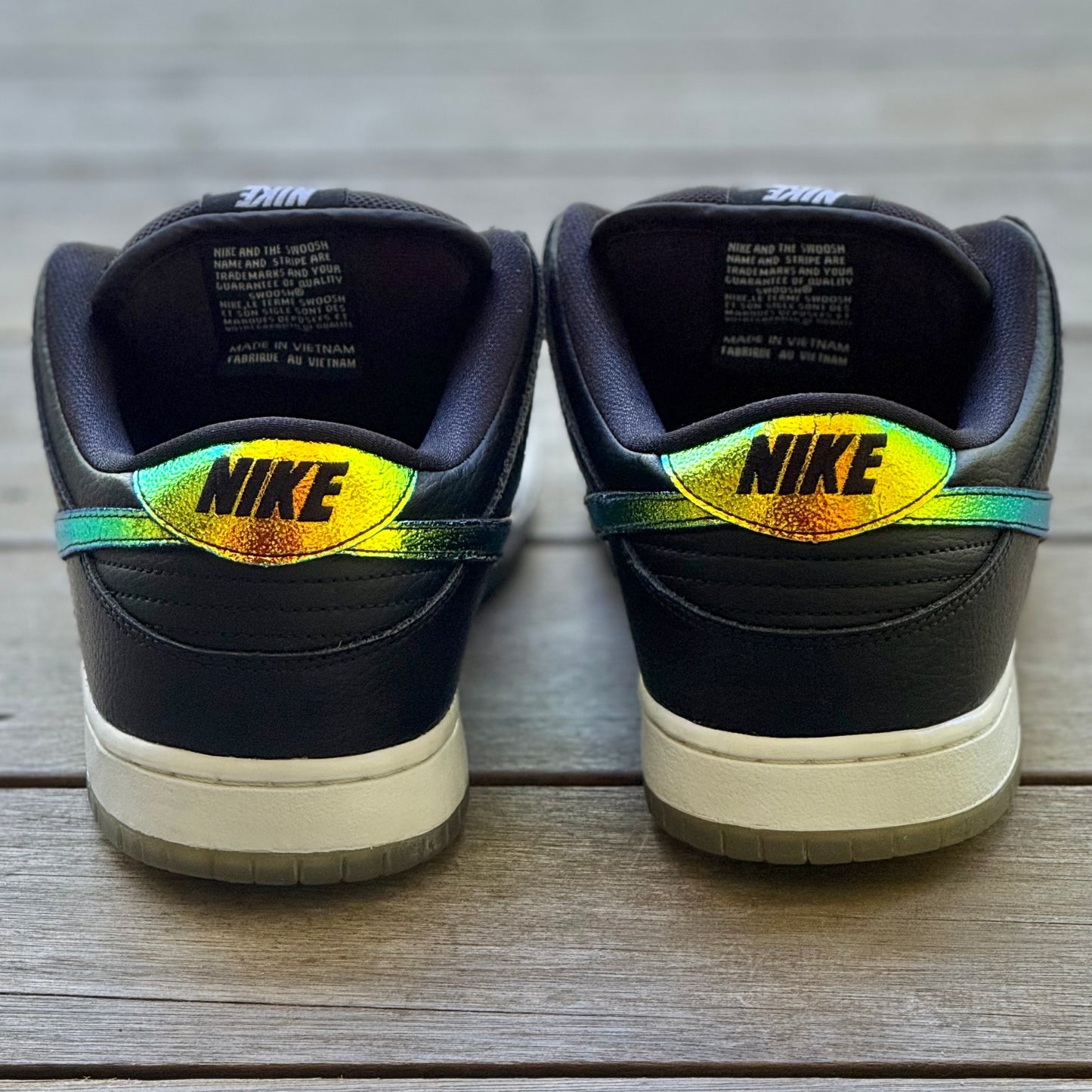 Nike SB Dunk Low Black Sparkle Oil Spill Size 11