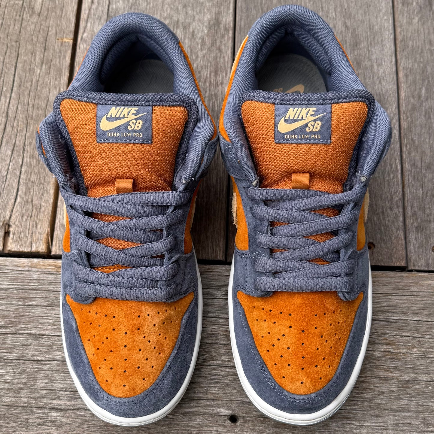 Nike SB Dunk Low Light Carbon Monarch Size 9.5