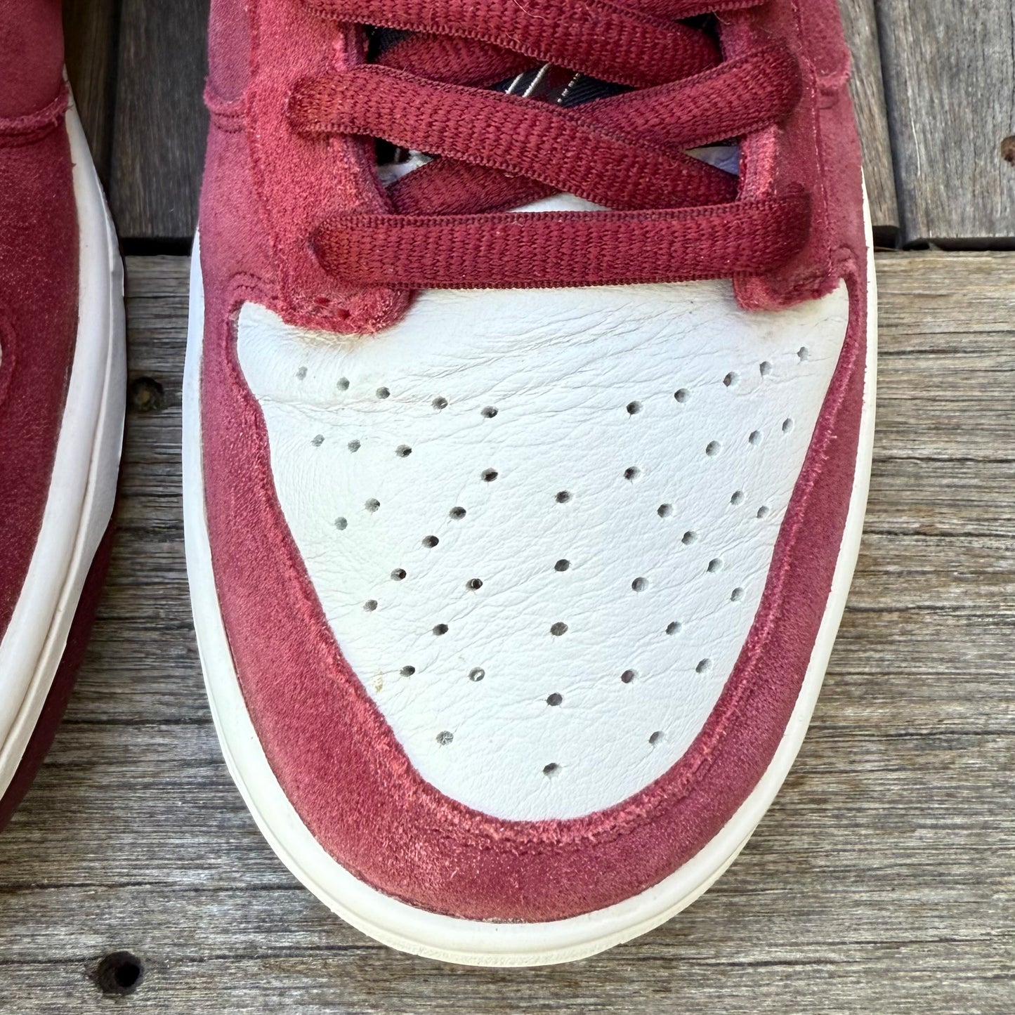 Nike SB Dunk Low Anchorman Ron Burgundy Size 10