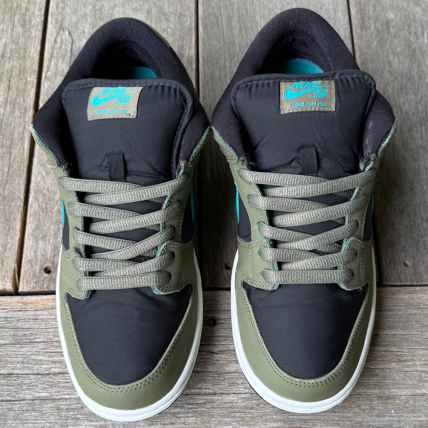 Nike SB Dunk Low Medium Olive Turbo Size 10