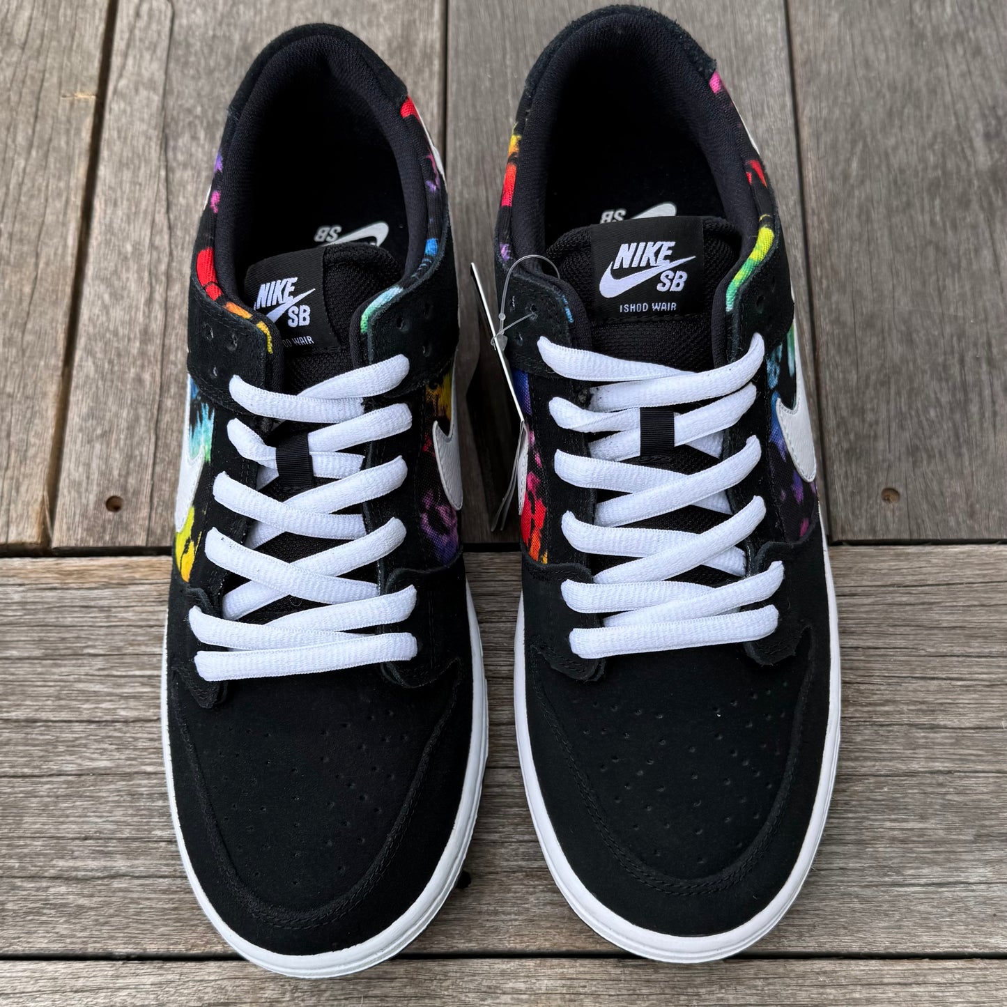 Nike SB Dunk Low Rainbow Tie Dye IW Size 11