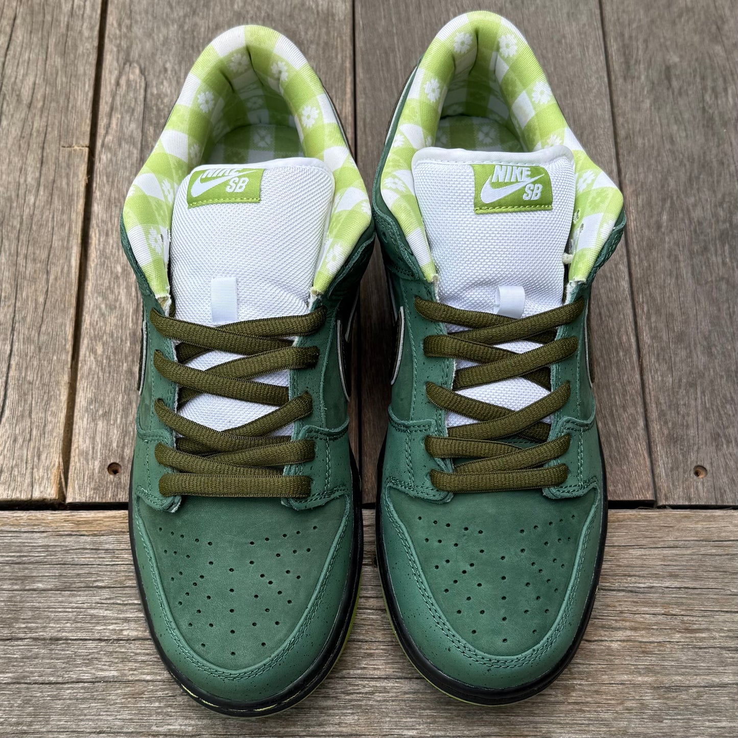 Nike SB Dunk Low Green Lobster (Special Box) Size 10