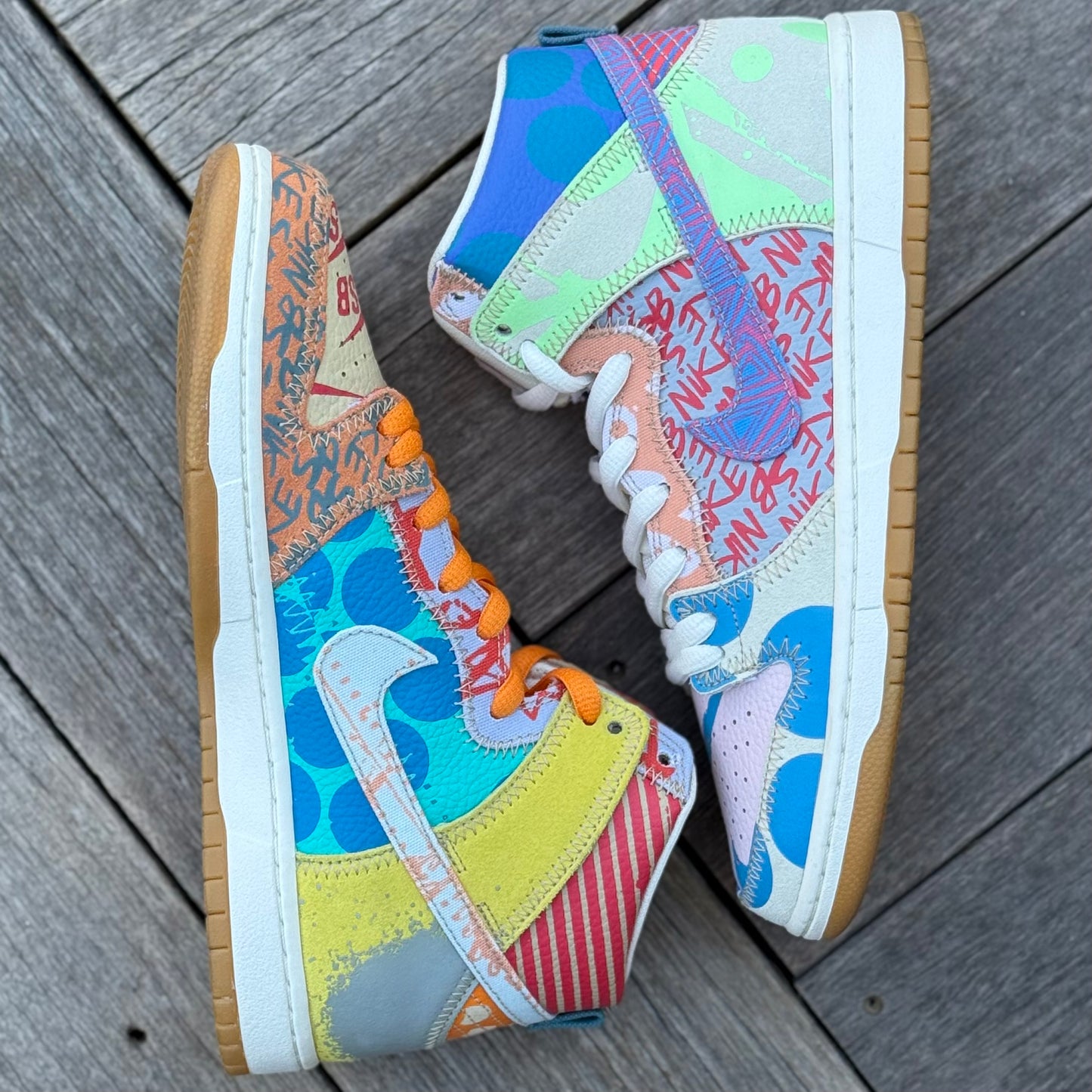 Nike SB Dunk High What the Thomas Campbell Size 9.5