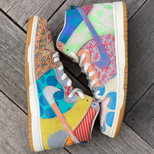 Nike SB Dunk High What the Thomas Campbell Size 11