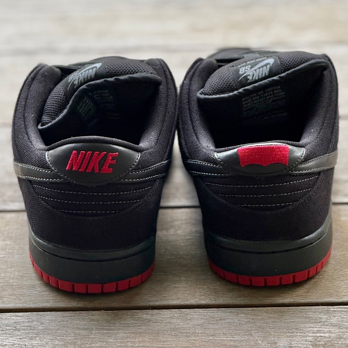 Nike SB Dunk Low Black Levi’s Size 10.5