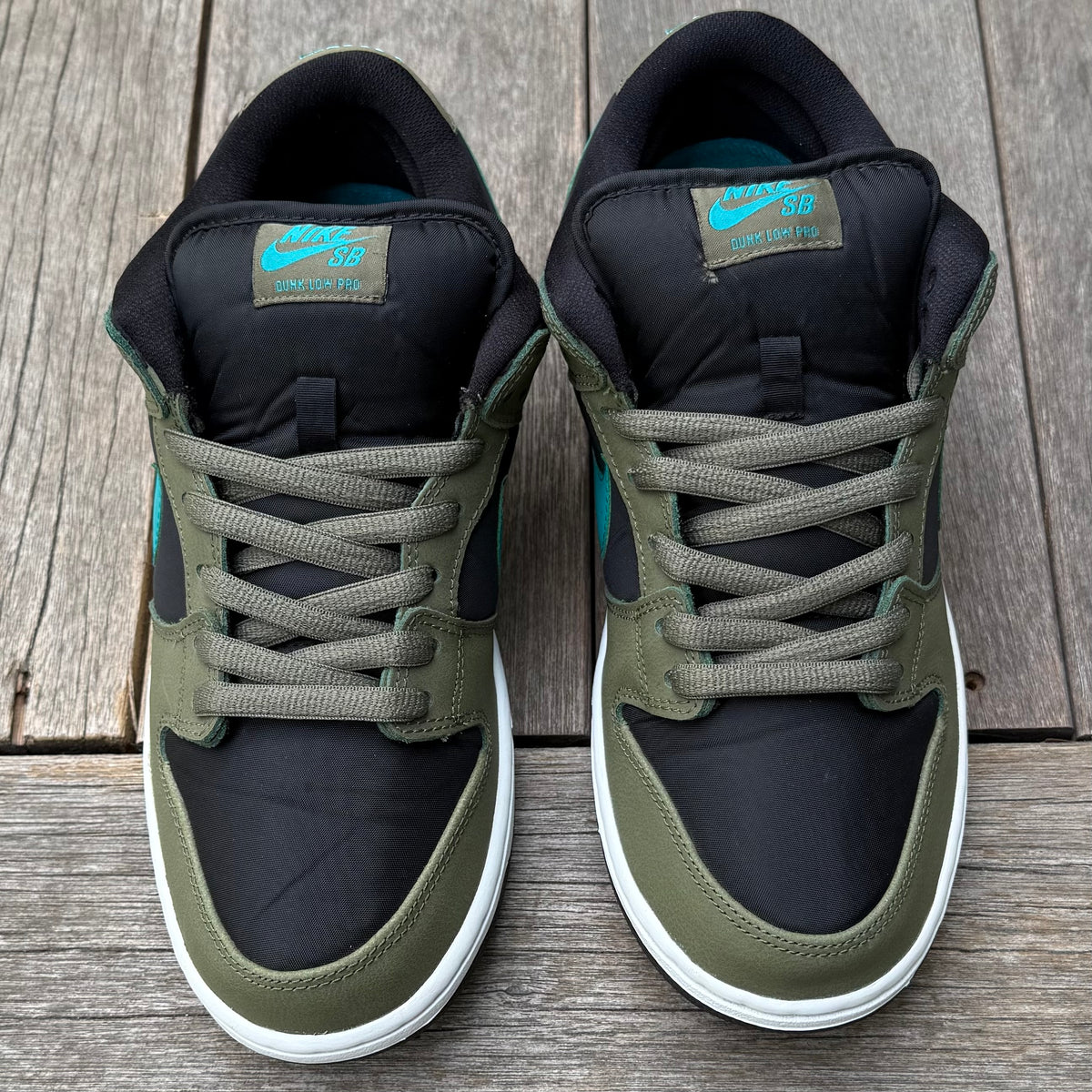 Nike SB Dunk Low Medium Olive Turbo Size 10