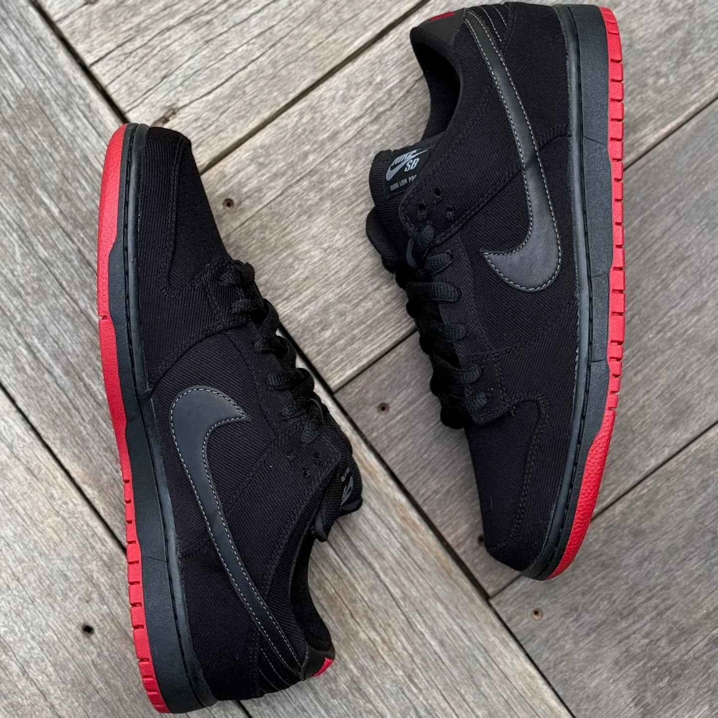 Nike SB Dunk Low Black Levi’s Size 10.5