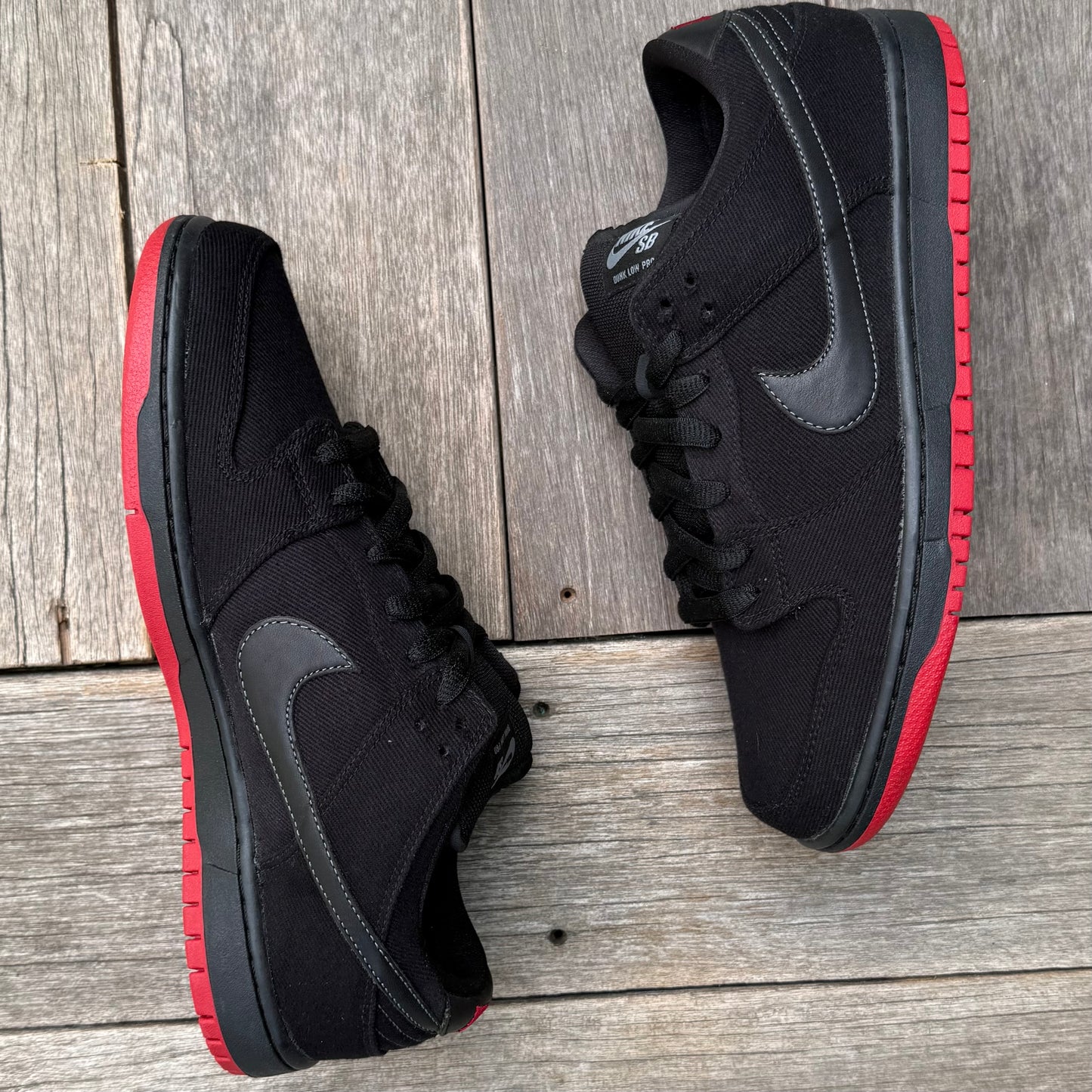 Nike SB Dunk Low Black Levi’s Size 10.5