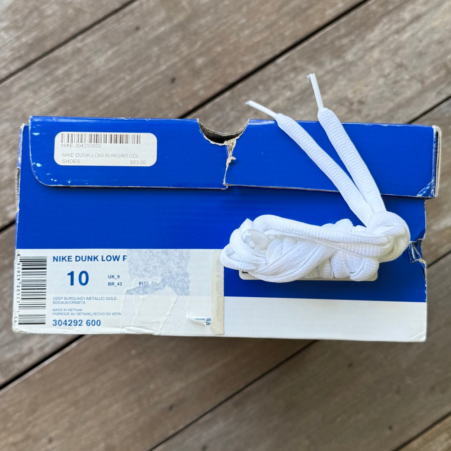 Nike SB Dunk Low US Passport Size 10