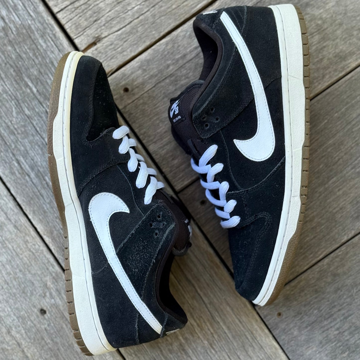 Nike SB Dunk Low Black/White (2011) Size 9.5