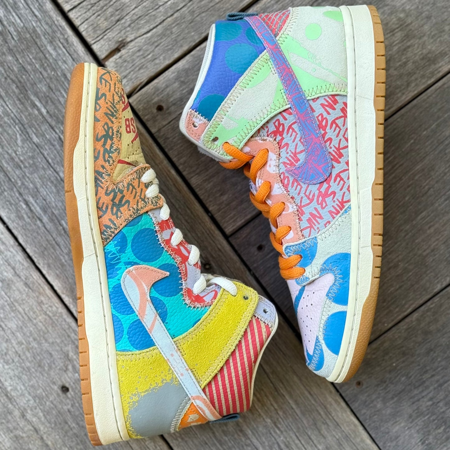 Nike SB Dunk High What the Thomas Campbell Size 10