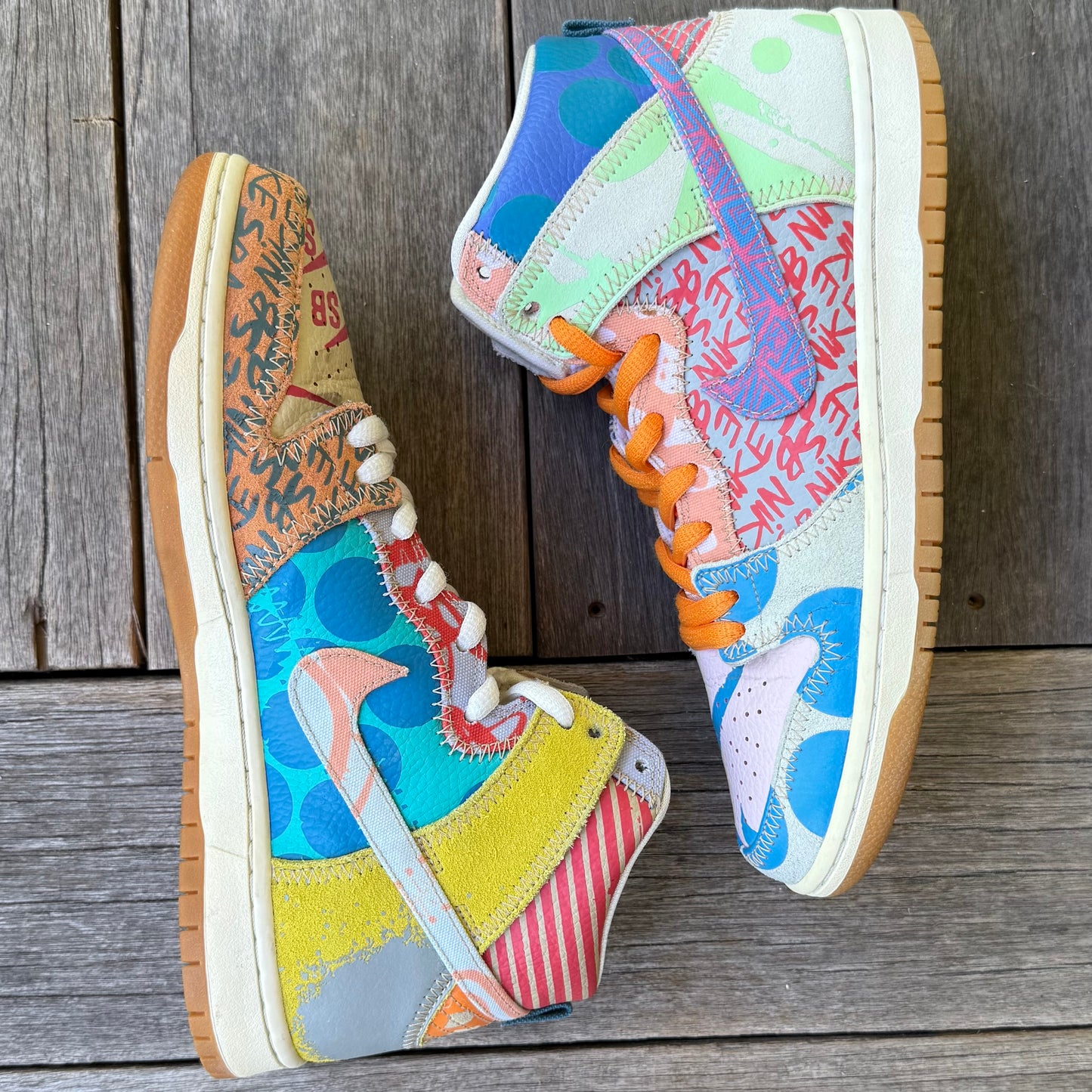 Nike SB Dunk High What the Thomas Campbell Size 10