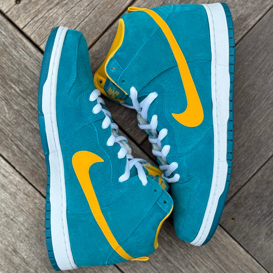 Nike SB Dunk High Tropical Teal Size 12