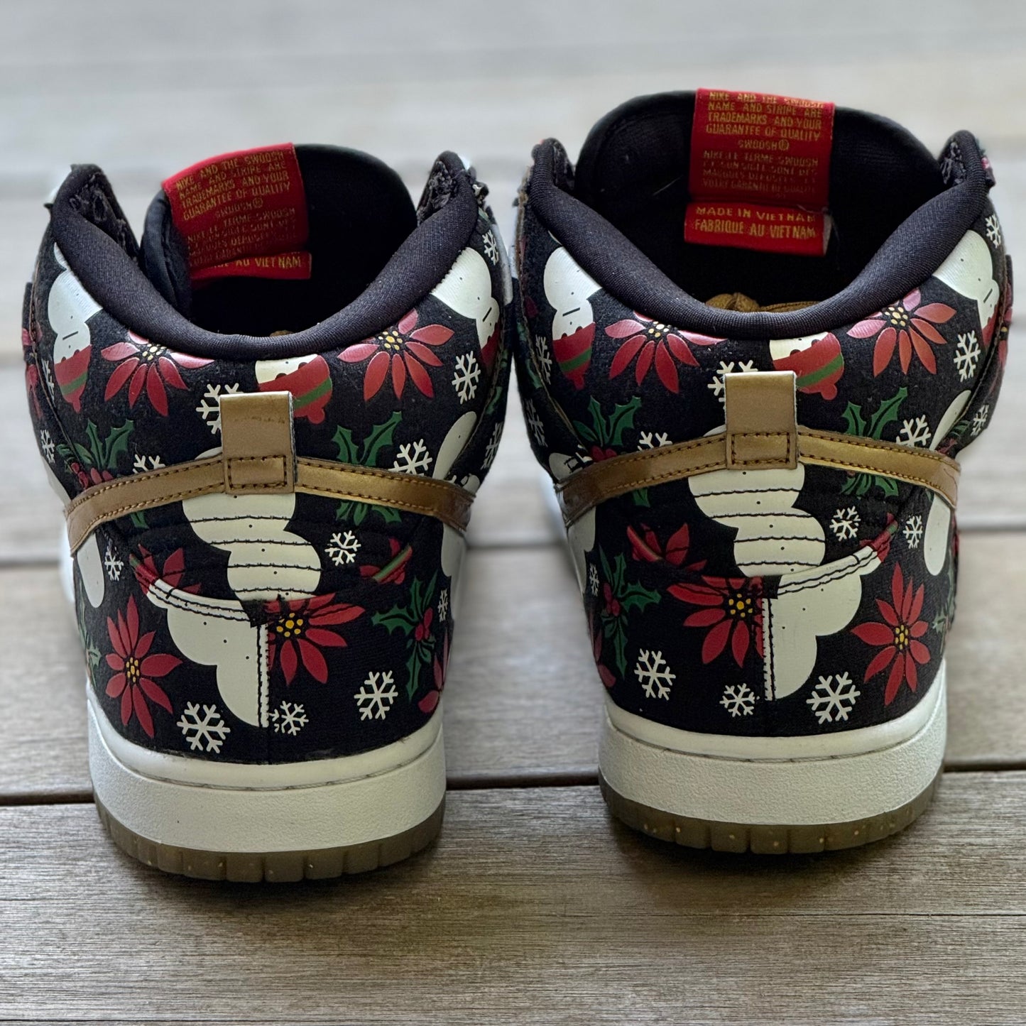 Nike SB Dunk High Ugly Christmas Sweater Black CNCPTS Size 10