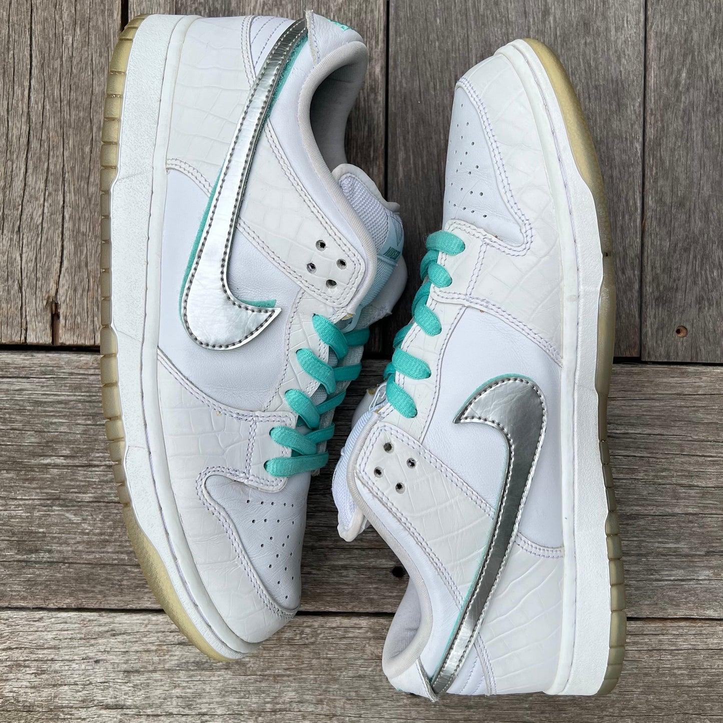 Nike SB Dunk Low White Diamond Size 11