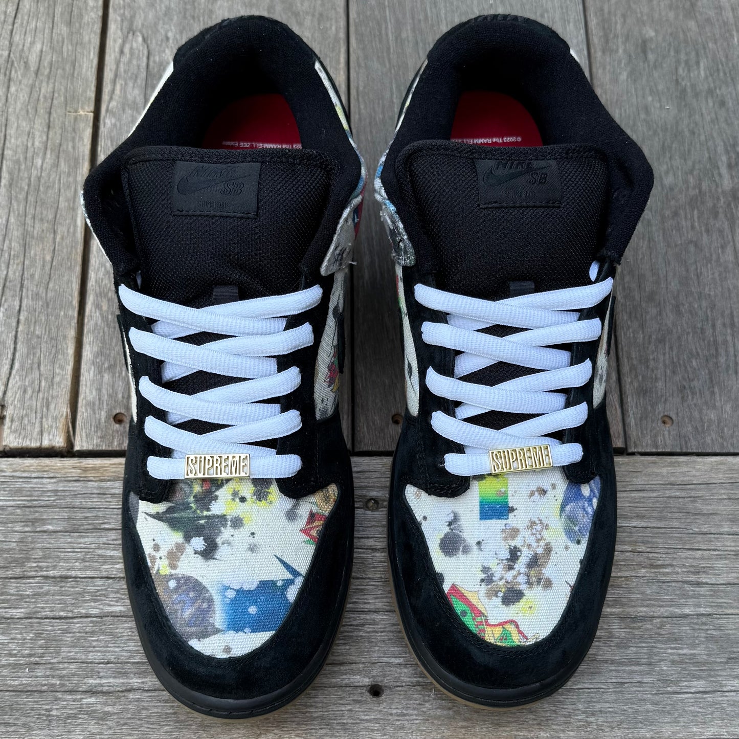 Nike SB Dunk Low Supreme Rammellzee Size 13