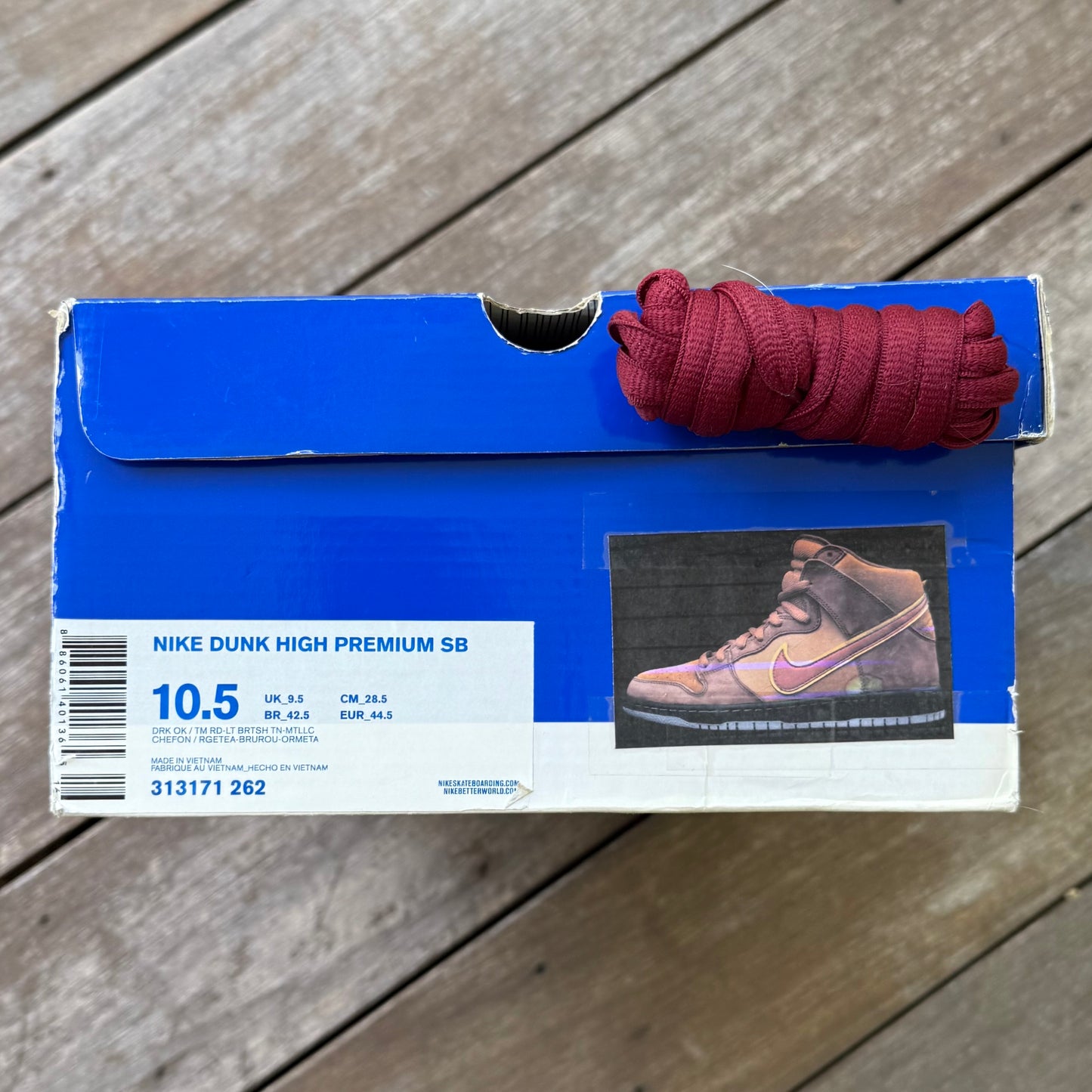 Nike SB Dunk High Cigar City Size 10.5