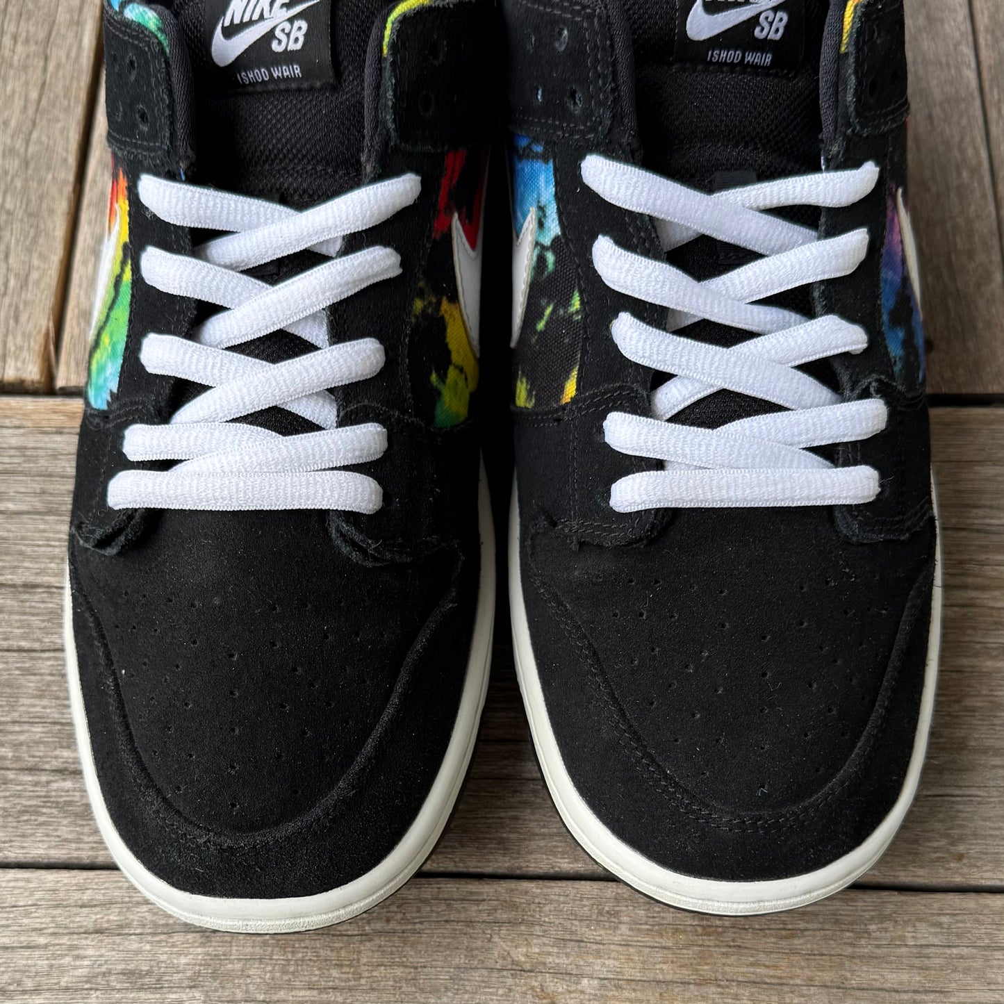 Nike SB Dunk Low Rainbow Tie Dye IW Size 13