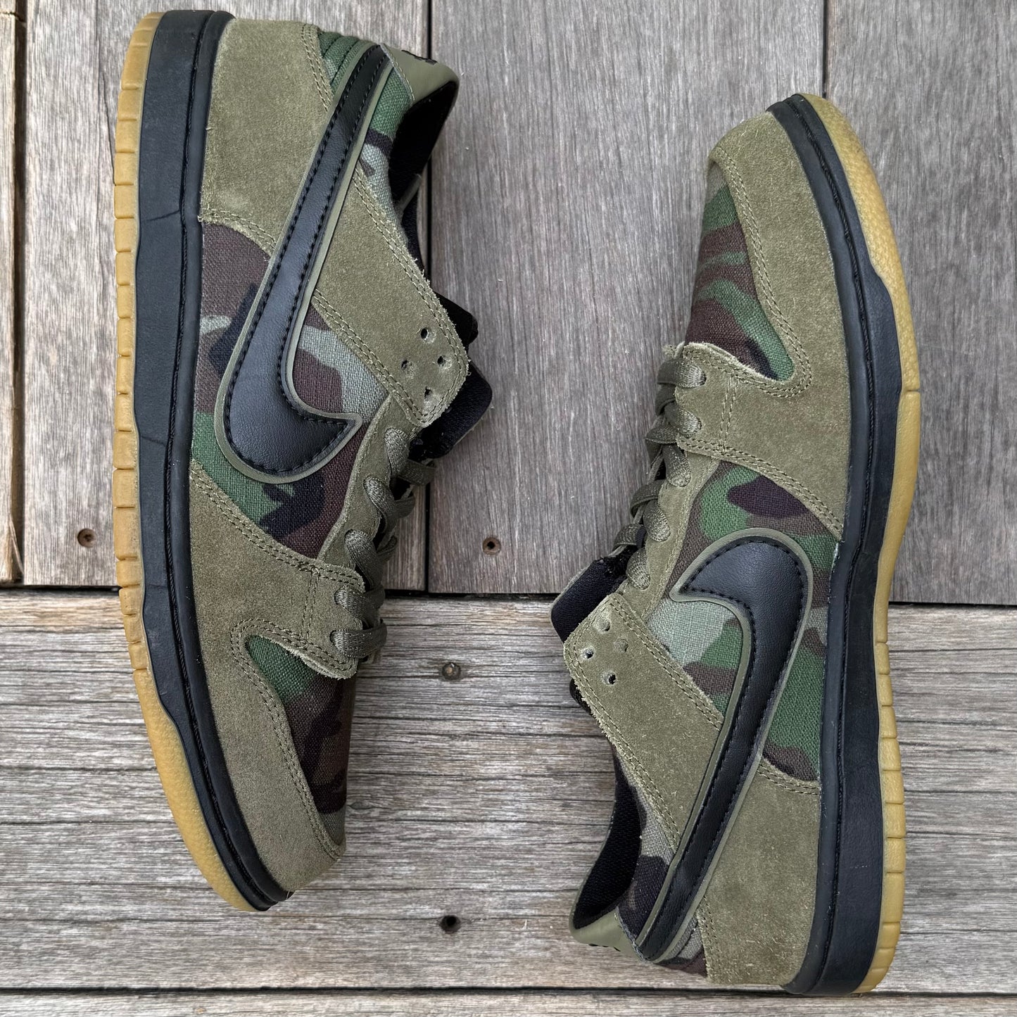 Nike SB Dunk Low Skate Camo Size 9