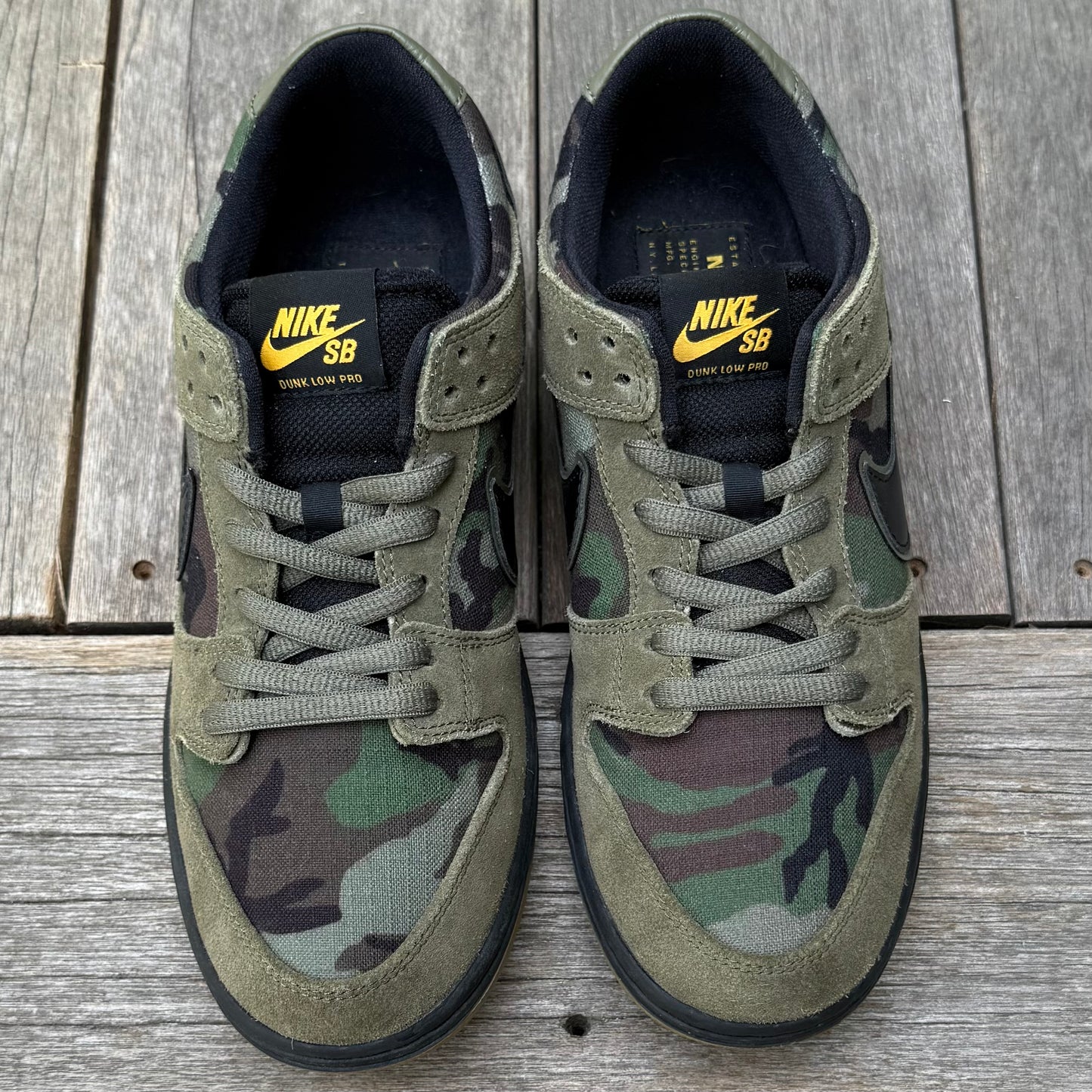 Nike SB Dunk Low Skate Camo Size 9