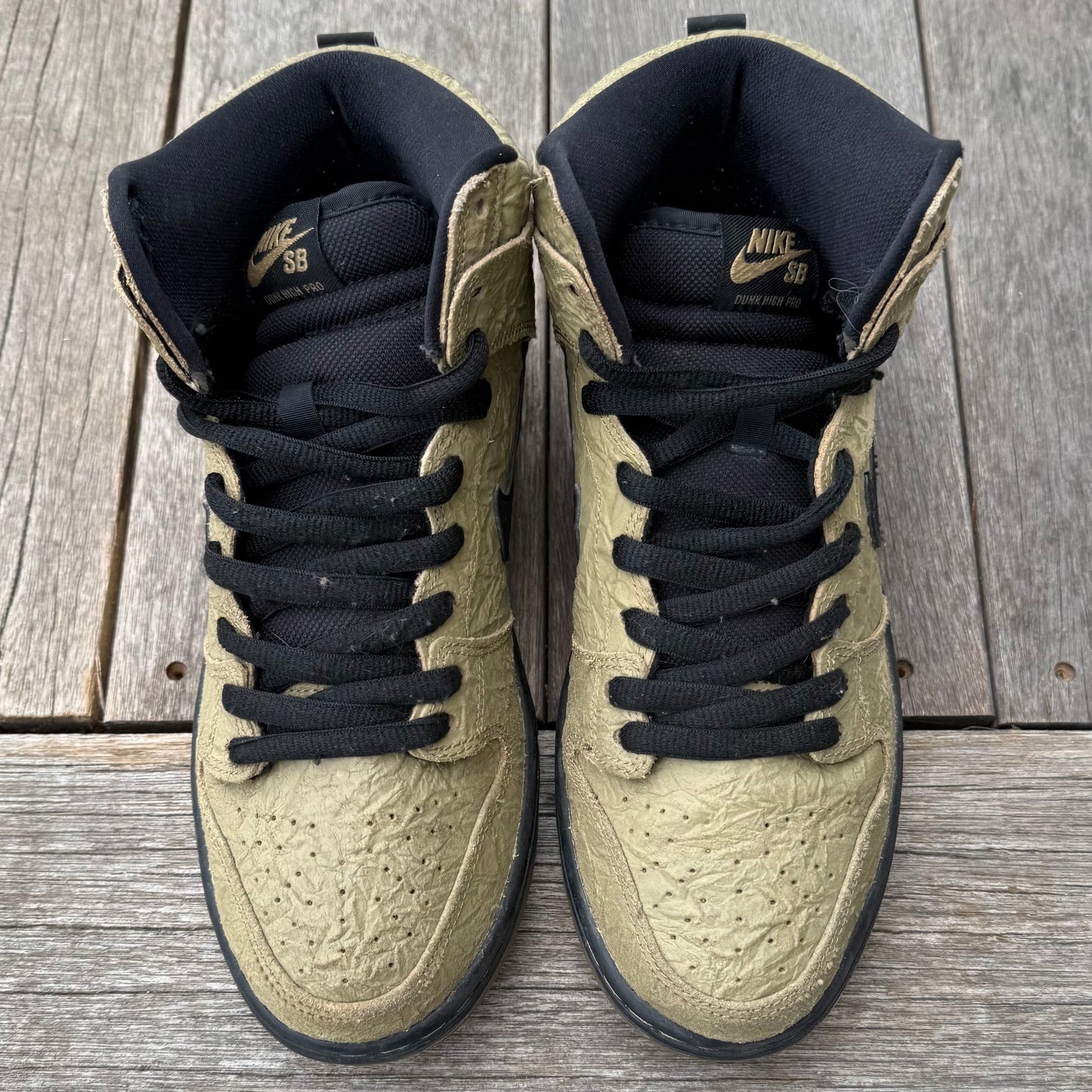 Nike SB Dunk High Brown Paper Bag Size 8