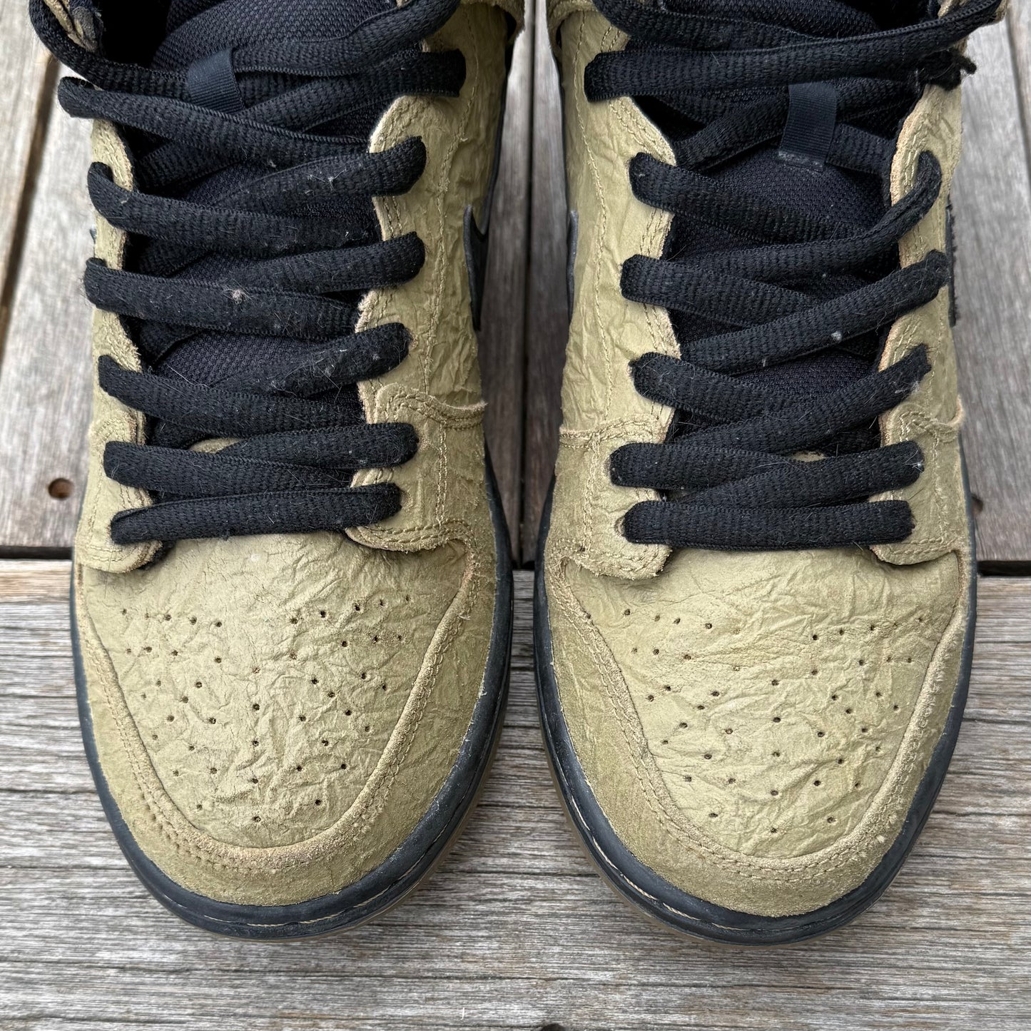 Nike SB Dunk High Brown Paper Bag Size 8