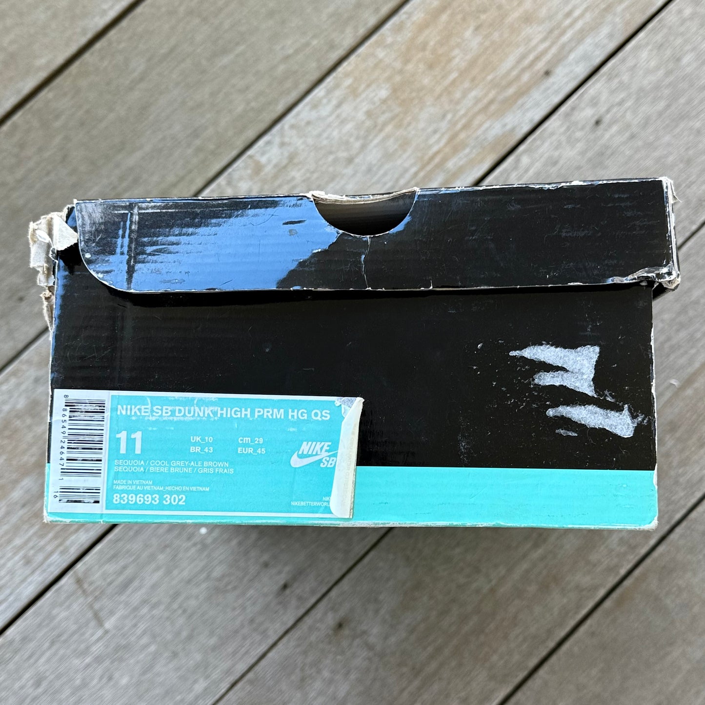 Nike SB Dunk High Homegrown Sequoia Size 11