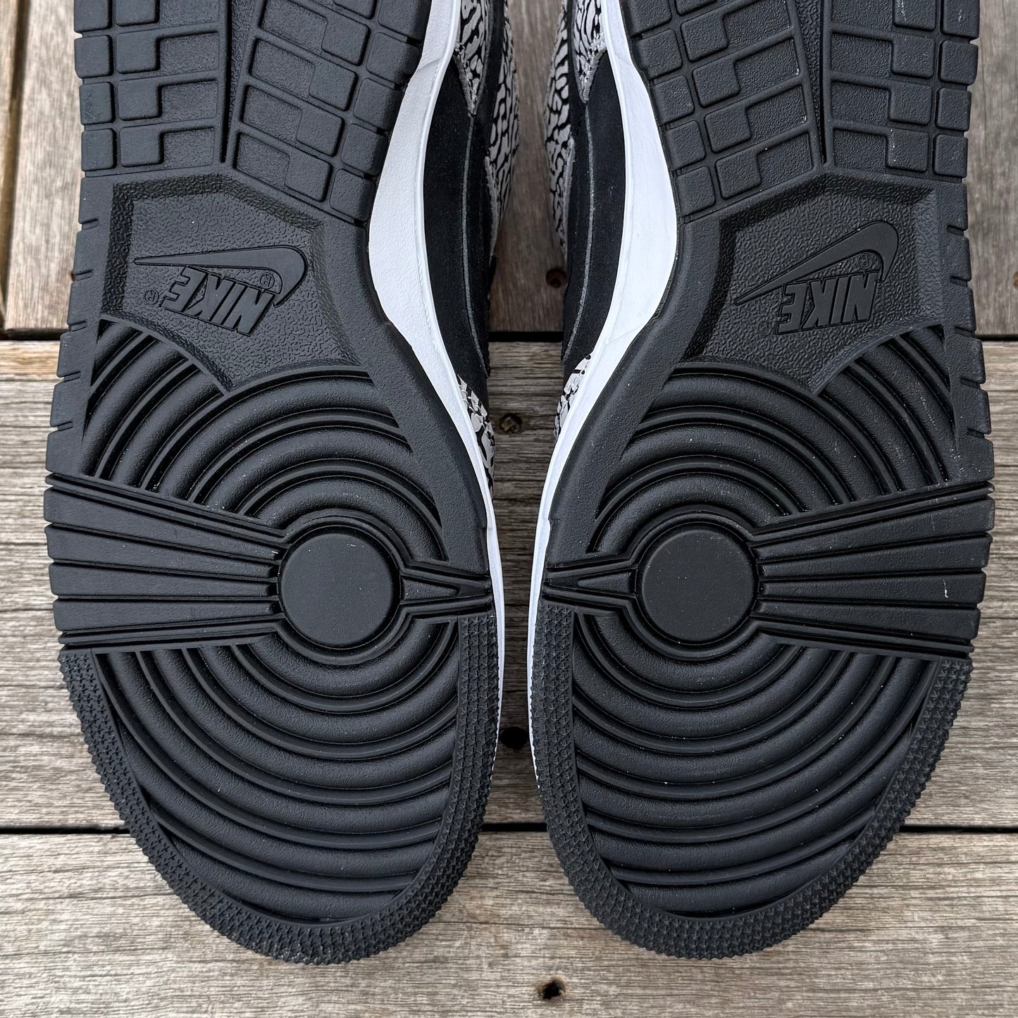 Nike Dunk Low ID Supreme Black Cement Size 11.5