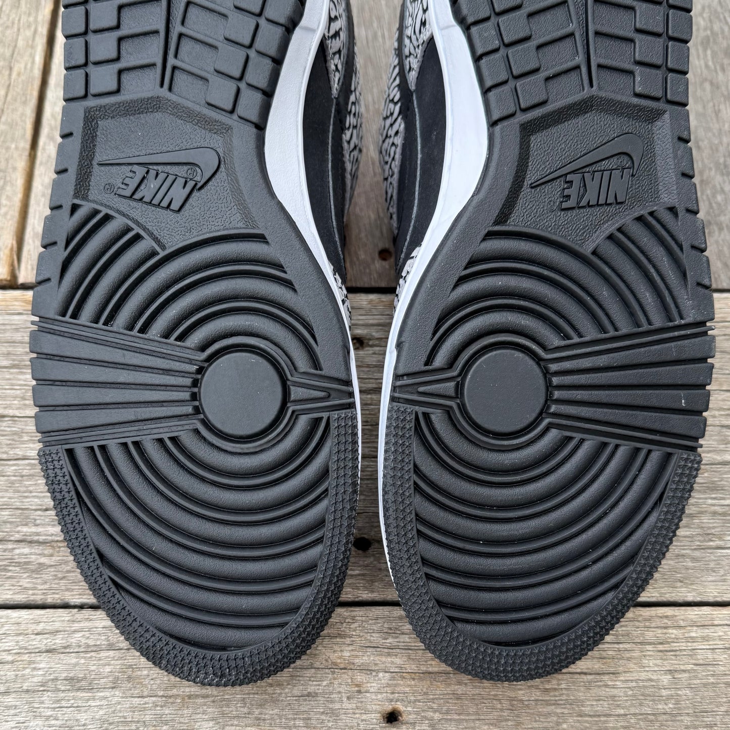 Nike Dunk Low ID Supreme Black Cement Size 11.5