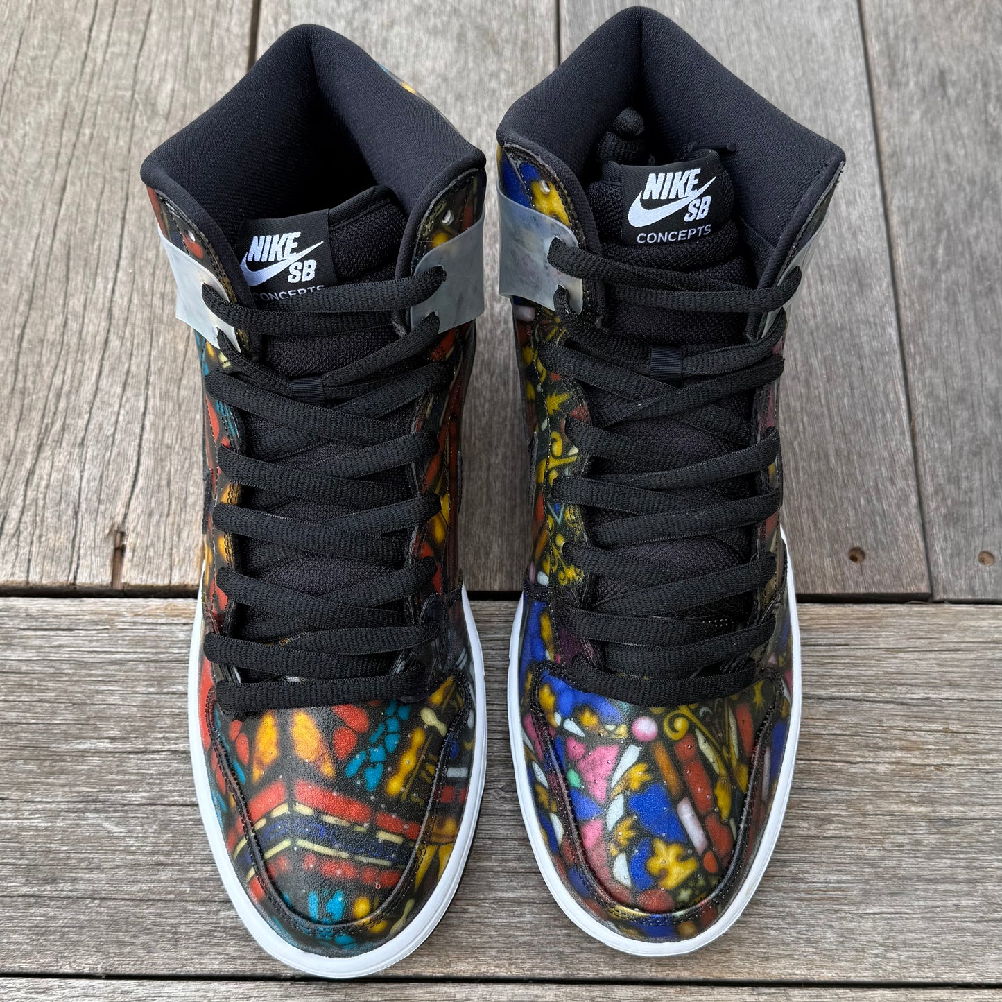 Nike SB Dunk High Stained Glass CNCPTS (Special Box) Size 11
