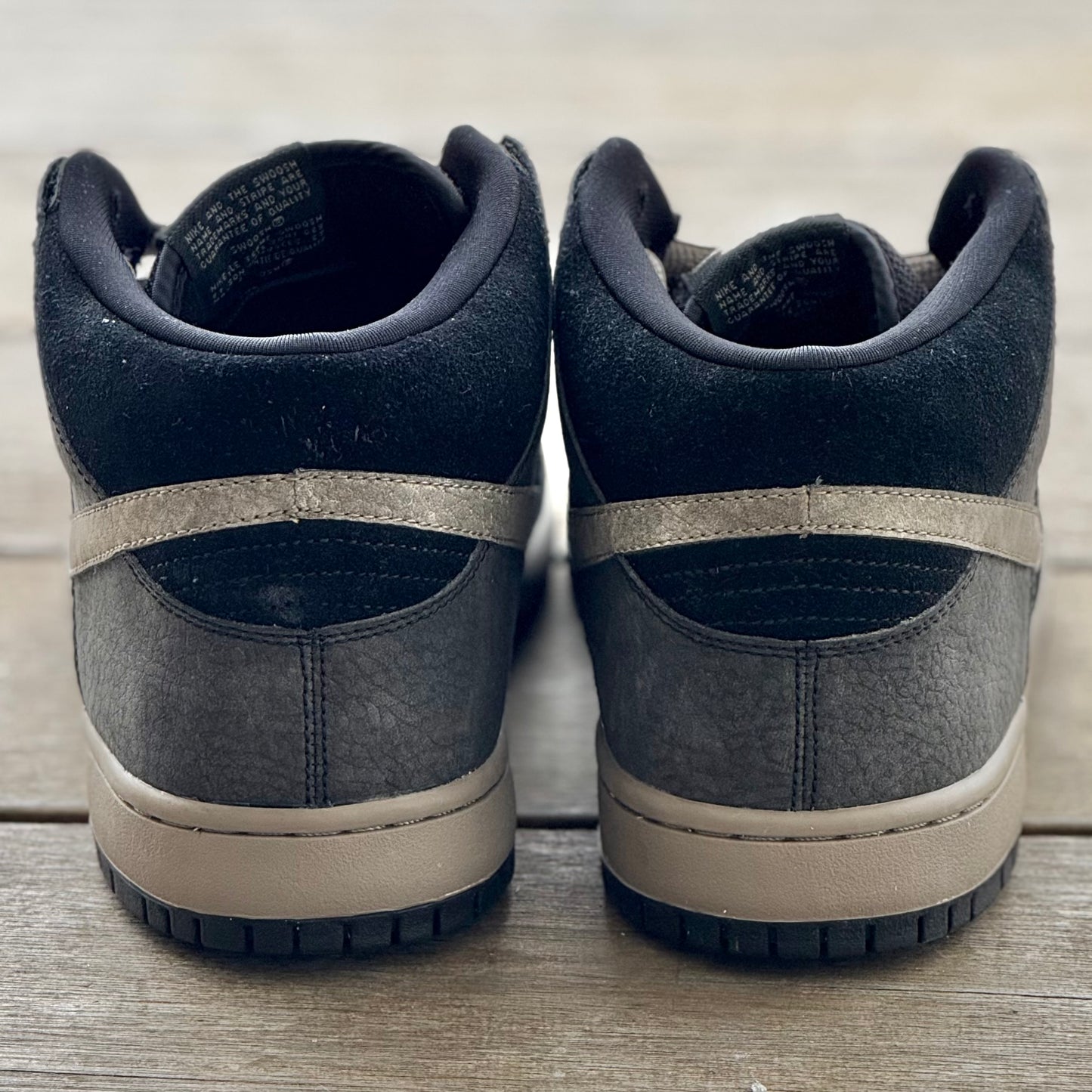 Nike SB Dunk Mid Black/Iron Size 9